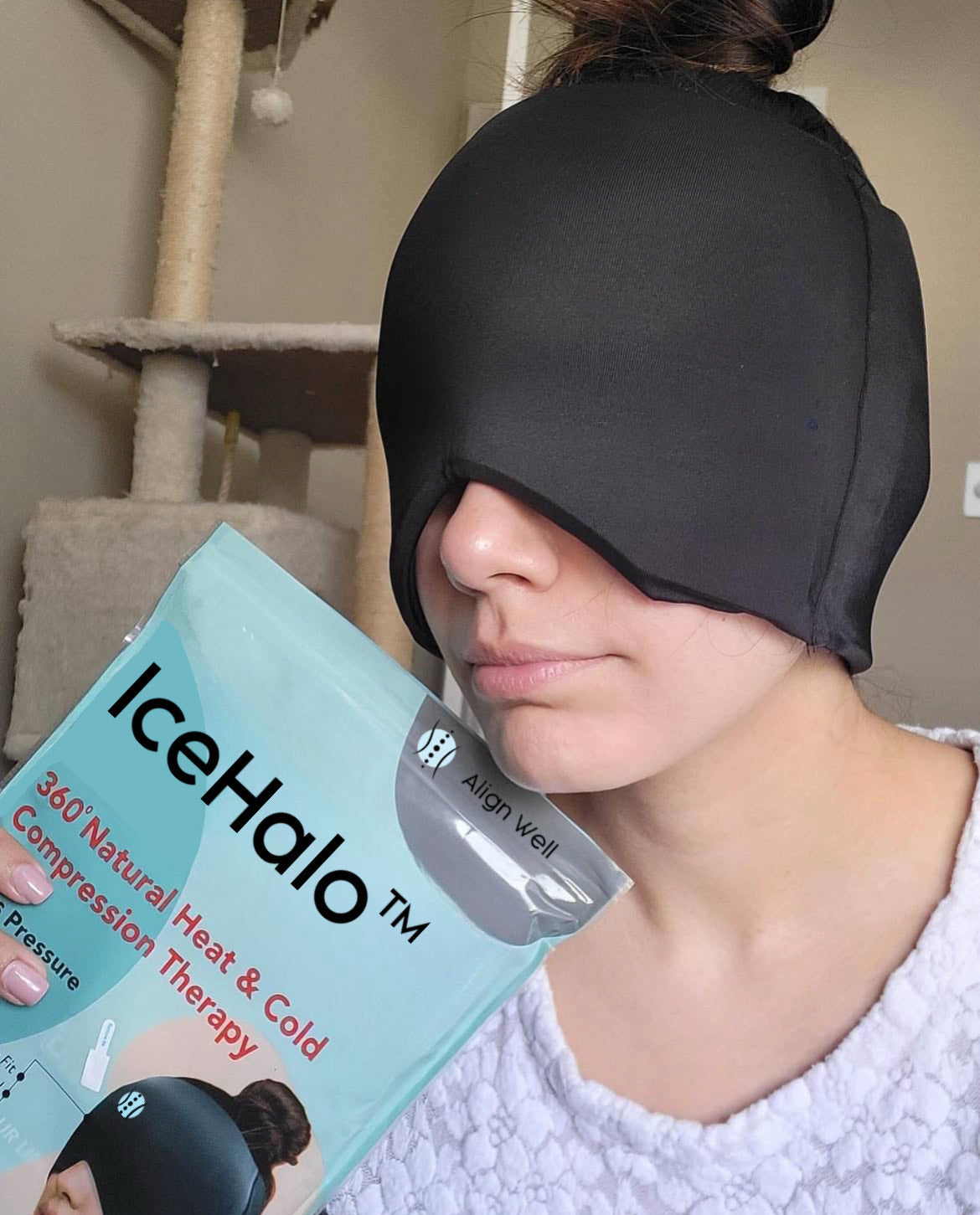 IceHalo™ – Migraine Relief Cap | Hot & Cold Therapy